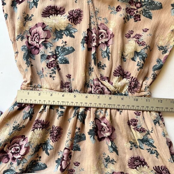 American Eagle AEO Romper Boho Jumper Floral  Western Pockets Ruffle Feminine XS - Picture 8 of 15